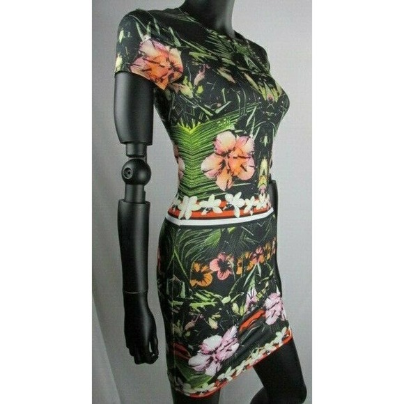 TopShop Floral Geometric Dress - Picture 3 of 12